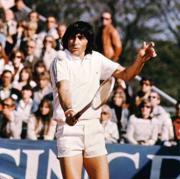 L&#39;eleganza da tennista. Nel 1973  stato numero 1 del mondo. Afp